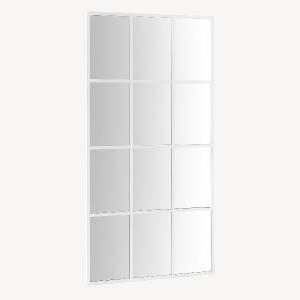 Espejo metal ventana blanco 180*90