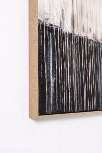 Set de 2 cuadros al óleo. Marco de madera. 60*90 cm/ud.