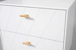 Mesita Diamond 2 C lacado blanco 51*50*34