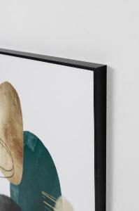 Set de 2 cuadros con marco de madera. 50*70 cm/ud.