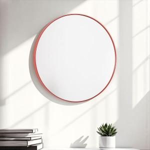 Espejo cirucla color rojo varias medidas