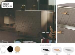 Comoda Diamond 4 C lacado perlado 102*90*42 cm