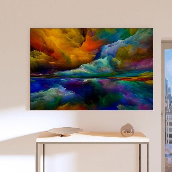 CUADRO CRISTAL COLORES