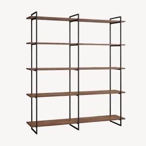 Estantería Dalt 3 bases metal negro 150 cm