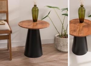 Mesa auxiliar metal 52 cm