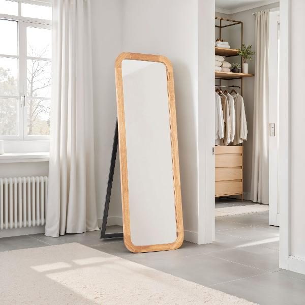 ESPEJO DE SUELO MADERA ROBLE 150*50 CM