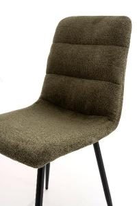 Silla Emma, tapizado verde. 90*44*55 cm