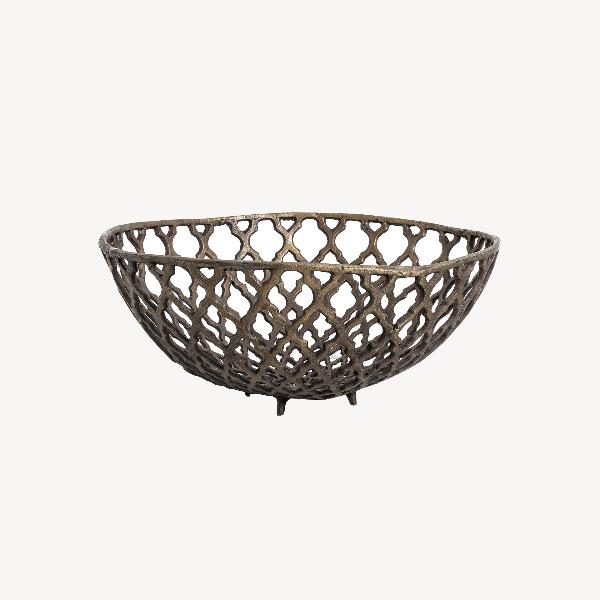 CENTROS METAL NEGRO 36*36*14 CM