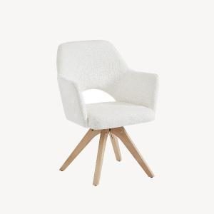 Chaise pivotante Anker 360º, revêtement beige