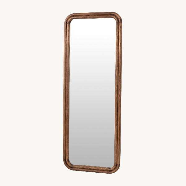 ESPEJO PARED MADERA NOGAL 160*60 CM