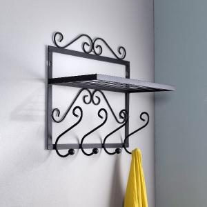 Perchero pared con estante 50*49*26