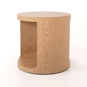 Mesita auxiliar Judith, chapa madera roble 50*50*50 cm