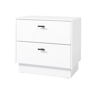 Mesita Diamond 2 C lacado blanco 51*50*34