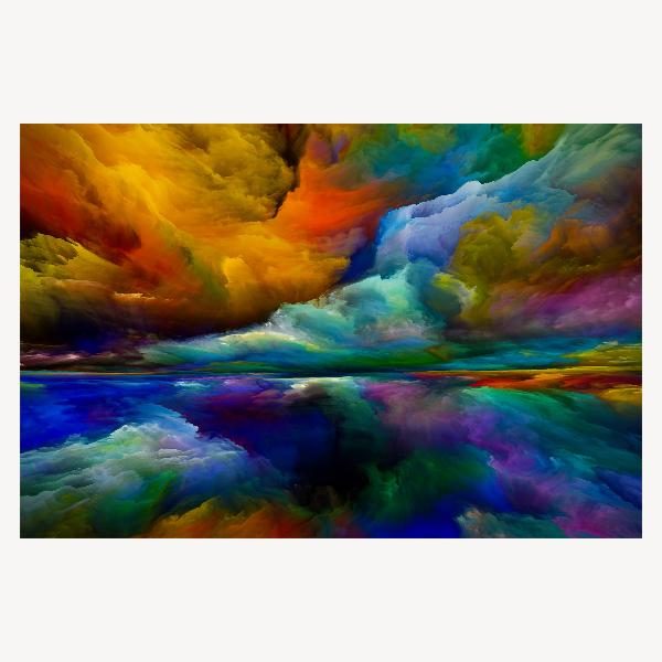 CUADRO CRISTAL COLORES