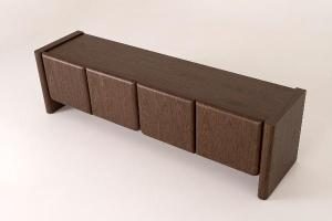 Mueble TV Gio chapa nogal 180*45*50 cm