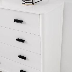 Florence 4-drawer dresser, white lacquer, 102 cm