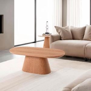 Mesa de sofá 120*60*45 cm. Chapa madera roble 