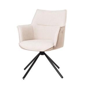 Silla Rose giratoria 360º. Tapizado Beige. 89*63*63 cm