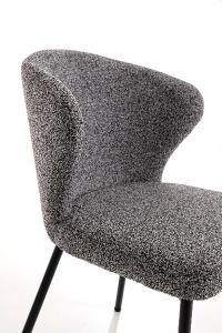Silla Vega, tapizado gris. 82*50,5*60 cm