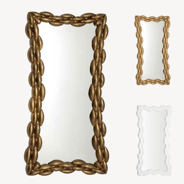 ESPEJO RESINA, COLORES: BLANCO, PLATA, DORADO Y NEGRO (SE PUEDE COLGAR HORIZONTAL Y VERTICAL)