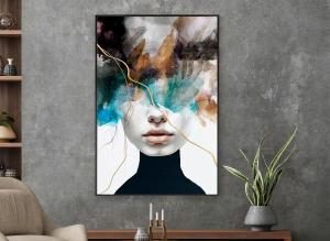 Tableau en verre avec cadre 80*120 cm