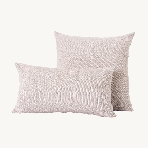 COJIN NATURAL, CAMILA BLANCO LINO. TEJIDO ANTIMANCHAS (ELEGIR TAMAÑO)