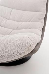 Fauteuil pivotant Arti 360º, revêtement gris