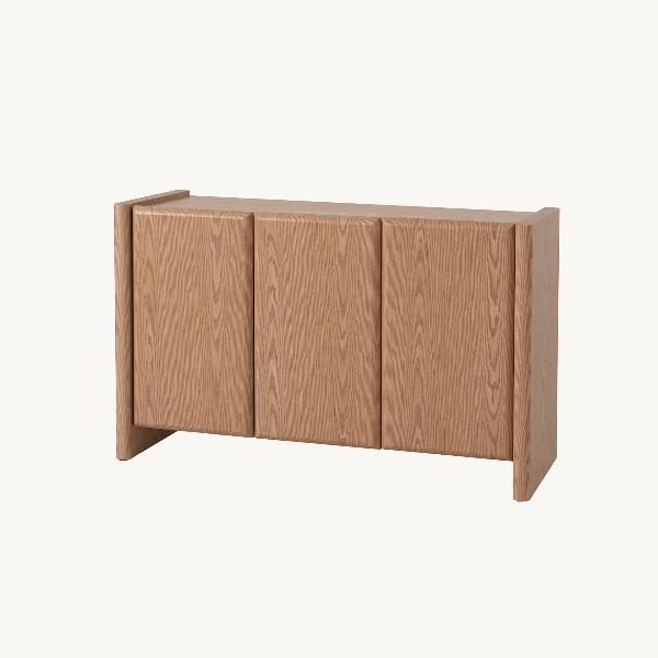 APARADOR GIO. 3 PUERTAS, CHAPA ROBLE 120*45*75.5 CM