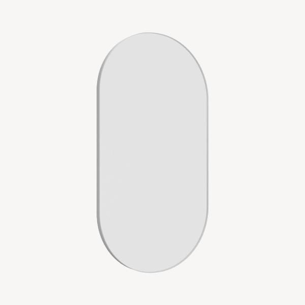 ESPEJO RESINA OVALADO BLANCO 150*80 CM (SE PUEDE COLGAR HORIZONTAL/VERTICAL)