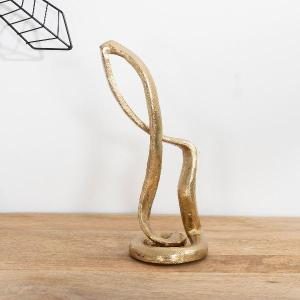 Escultura metal dorado 15*20 cm