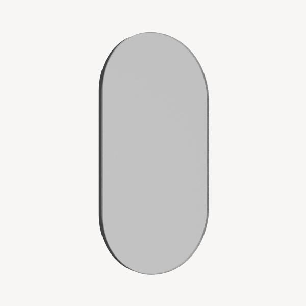 ESPEJO RESINA OVALADO PLATA 150*80 CM (SE PUEDE COLGAR HORIZONTAL/VERTICAL)