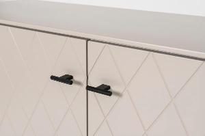 Diamond 3 P lacquered Mink sideboard 182*80*40 cm