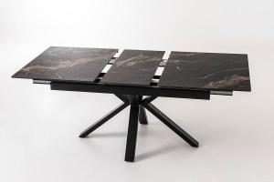 Table extensible avec plateau en porcelaine 140/180*85*76 cm