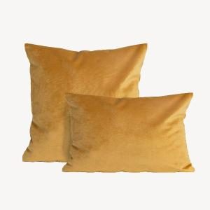 CUSCINO IN VELLUTO SENAPE 30*50 CM