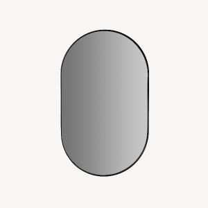 espejo ovalado negro 44*72 cm