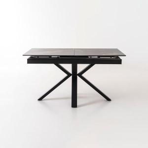 Table extensible avec plateau en porcelaine 140/180*85*76 cm