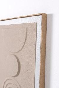 Set de 2 cuadros al óleo. Marco de madera. 60*90 cm/ud.