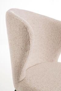Silla Vega, tapizado beige. 83*50.5*60 cm