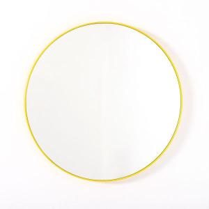 Specchio circolare giallo di varie dimensioni