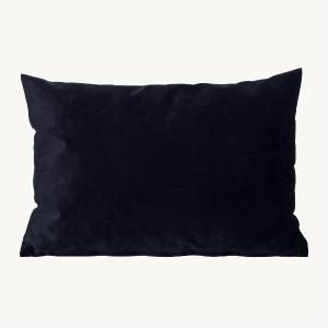 CUSCINO IN VELLUTO NERO (30X50CM)