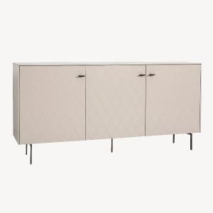 Mueble TV Diamond 3 P lacado perlado 180*50*40 cm