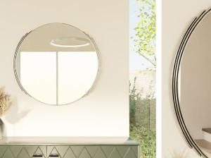 Espejo acero 80*70 cm