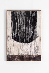 Set de 2 cuadros al óleo. Marco de madera. 60*90 cm/ud.