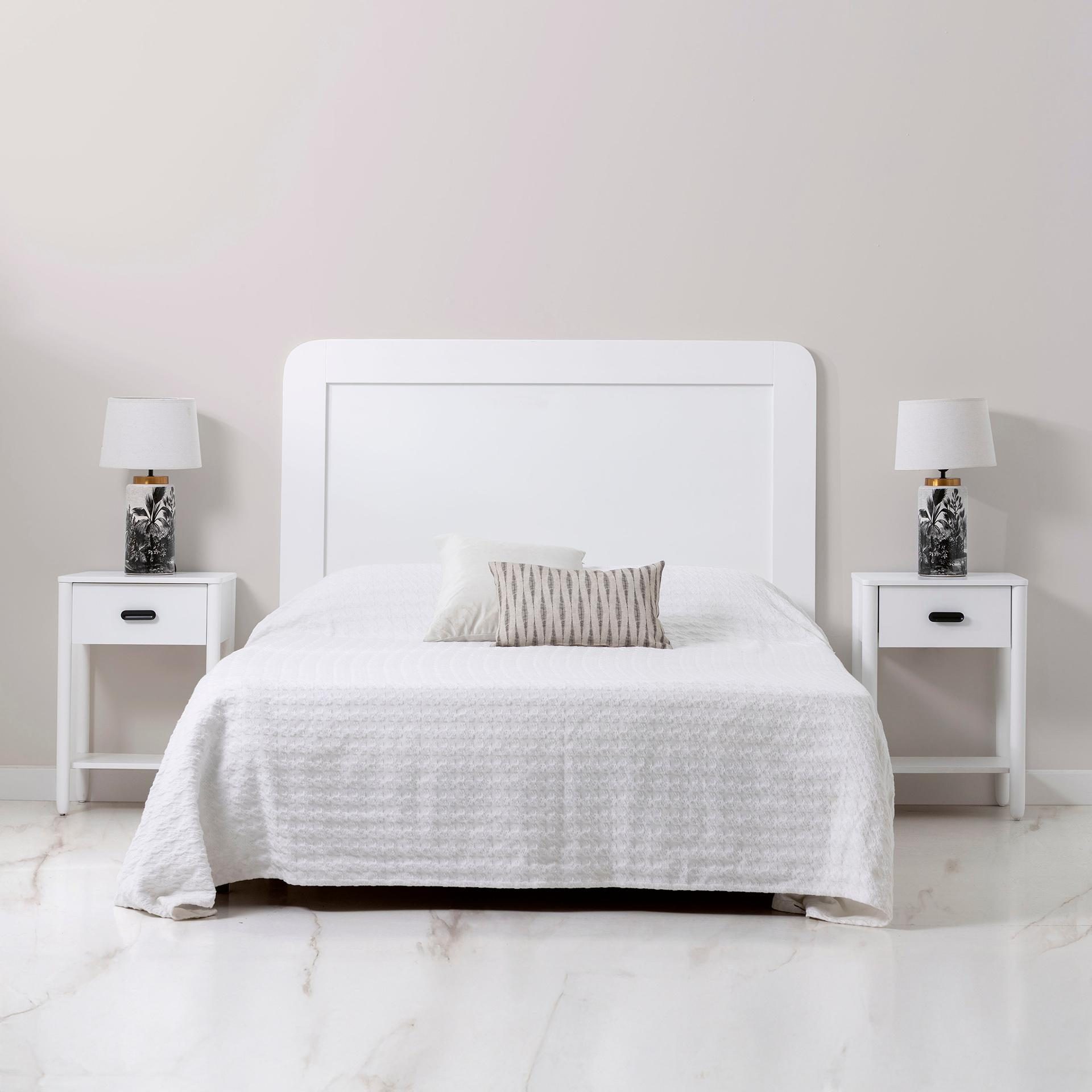 Cabecero curvo Egab madera pino 119*127*3