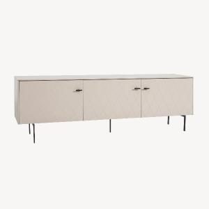 Mueble TV 3 P lacado Visón 180*50*40 cm
