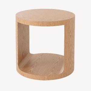 Mesita auxiliar Judith, chapa madera roble 50*50*50 cm