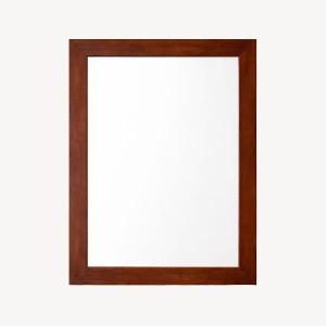 Espejo recto madera 70*80 cm