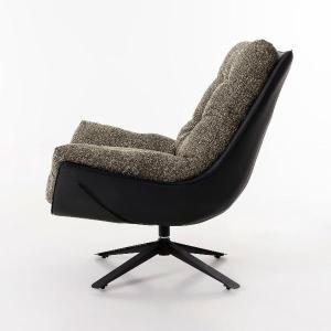 Fauteuil pivotant Ray 360º, revêtement vert