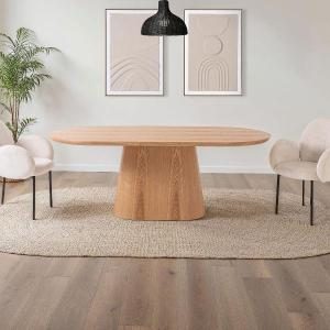 Mesa comedor chapa roble 200*90*75 cm