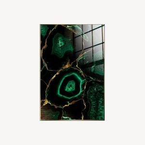 Glasbild mit Rahmen 80*120 cm